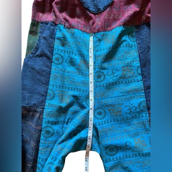Kathmandu Imports Patchwork Harem Jumpsuit Overalls - Picture 11 of 16